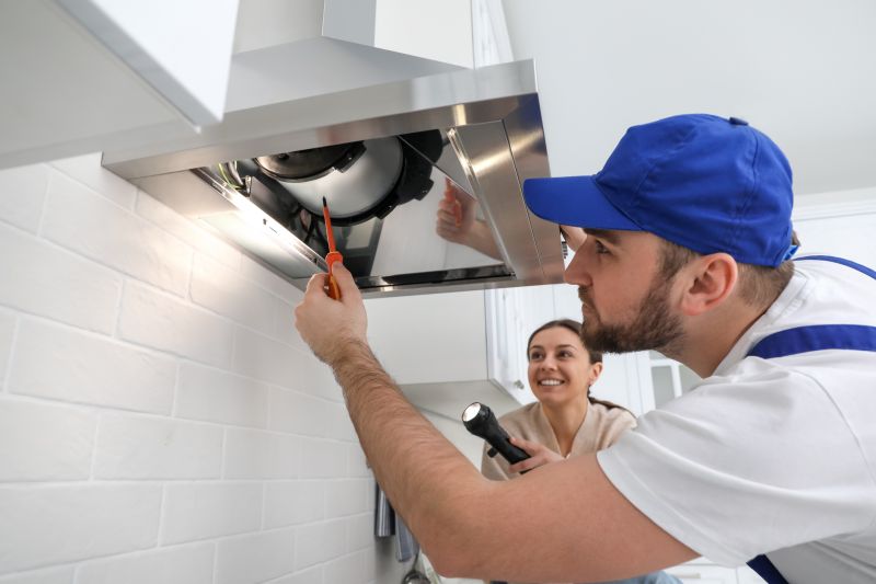 Local Range Hood Installation pros at work