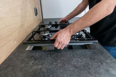 Kitchen Stove Installation